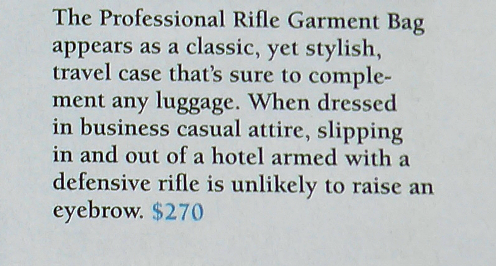 Slip 'in and out of a hotel armed' and undetected: Guns & Ammo editor outlines AR-15 bag features in November issue