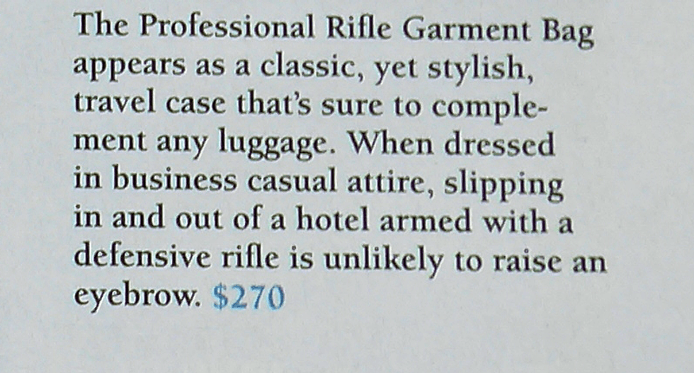 Slip 'in and out of a hotel armed' and undetected: Guns & Ammo editor outlines AR-15 bag features in November issue