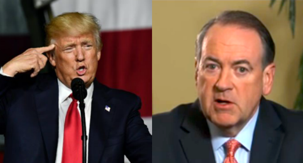 WATCH: Trump interviewed by former AR Gov. Mike Huckabee