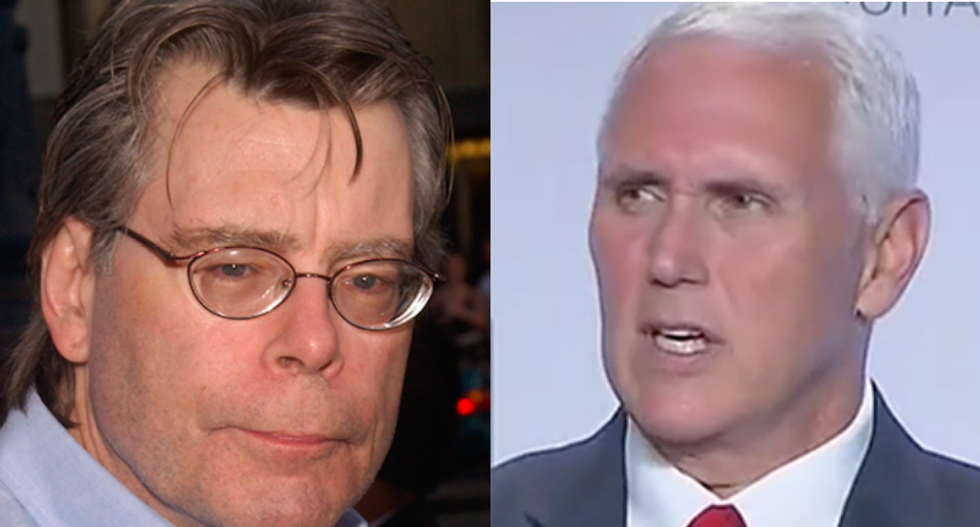 Stephen King nails why Mike Pence 'looks like a soap opera villain': 'It's the hair'