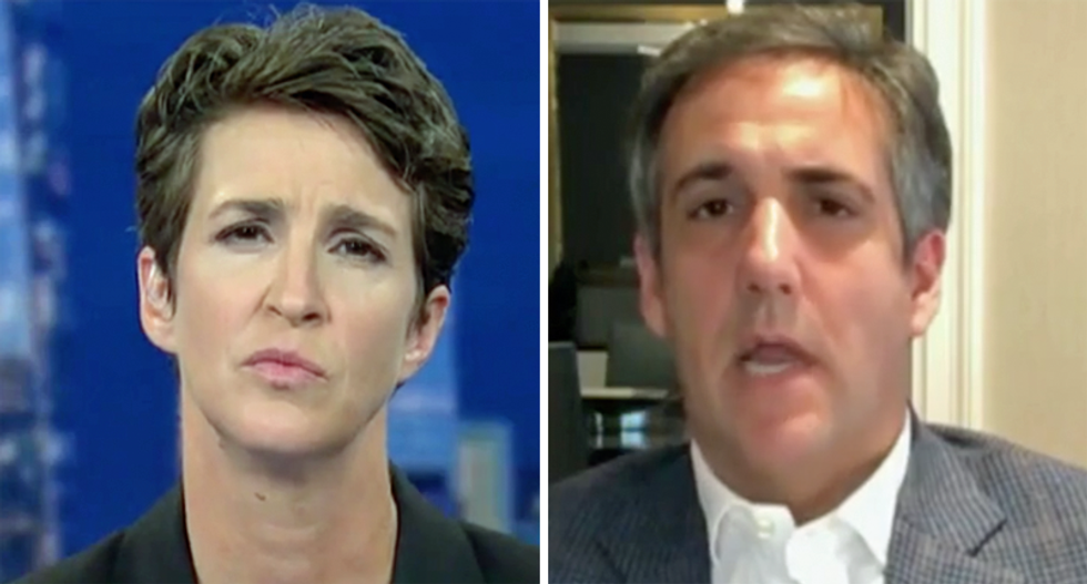 Michael Cohen dishes to Maddow on Trump's mental state: ‘’He’s not the same person’