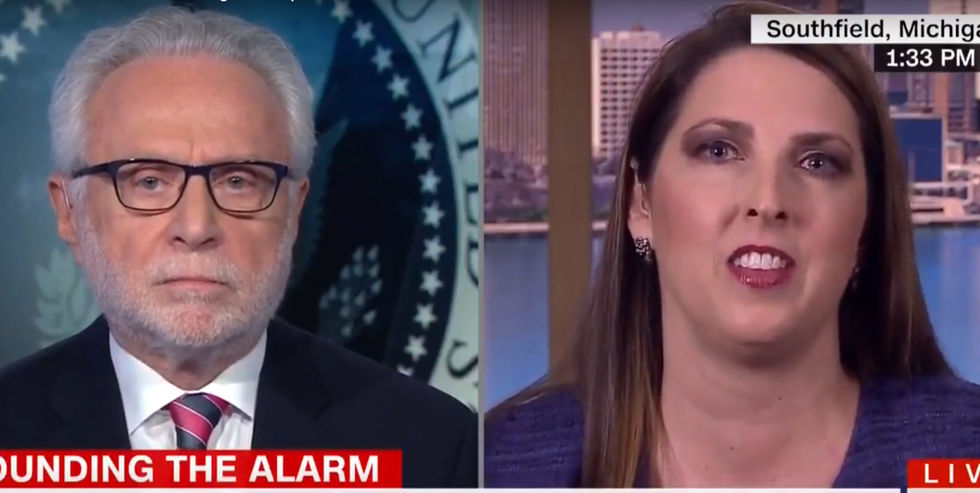 WATCH: RNC chair blames Democrats and 'the failing Obama president' for GOP's disastrous governing