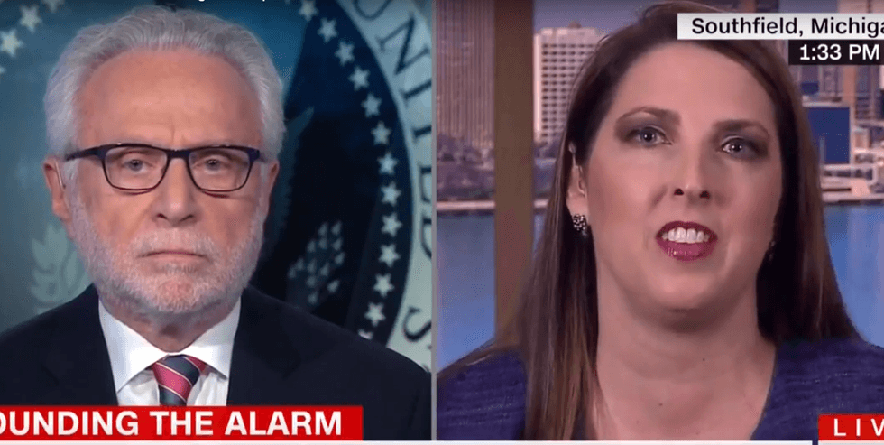 WATCH: RNC chair blames Democrats and 'the failing Obama president' for GOP's disastrous governing