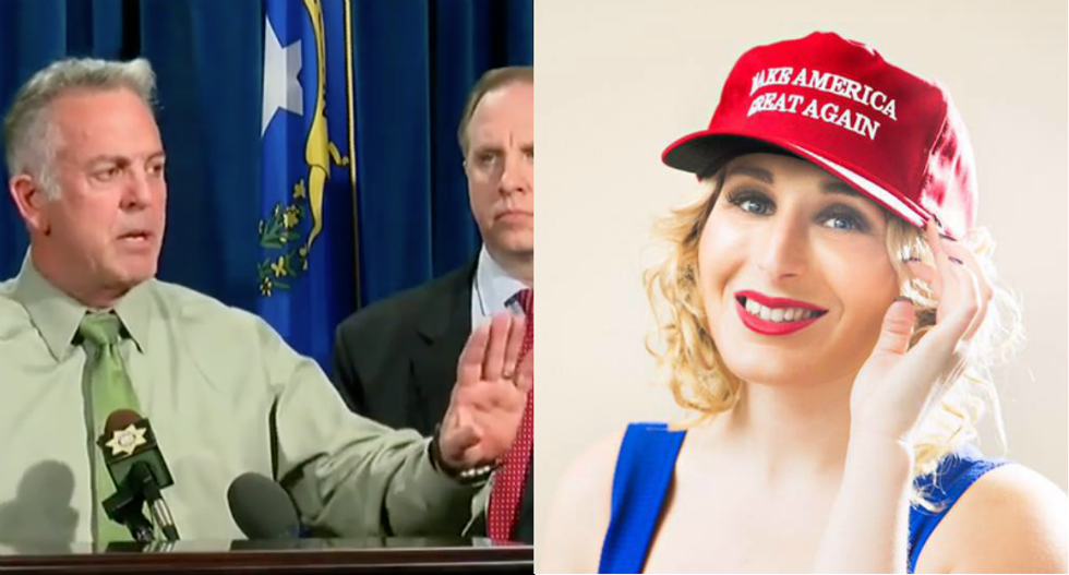 Las Vegas sheriff shuts down alt-right reporter Laura Loomer's conspiracy theory: 'Stop asking your question'