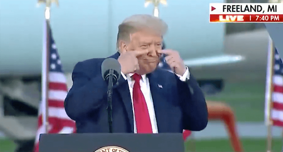 Trump faces 'internal backlash' from his own campaign over indoor Vegas rally: report