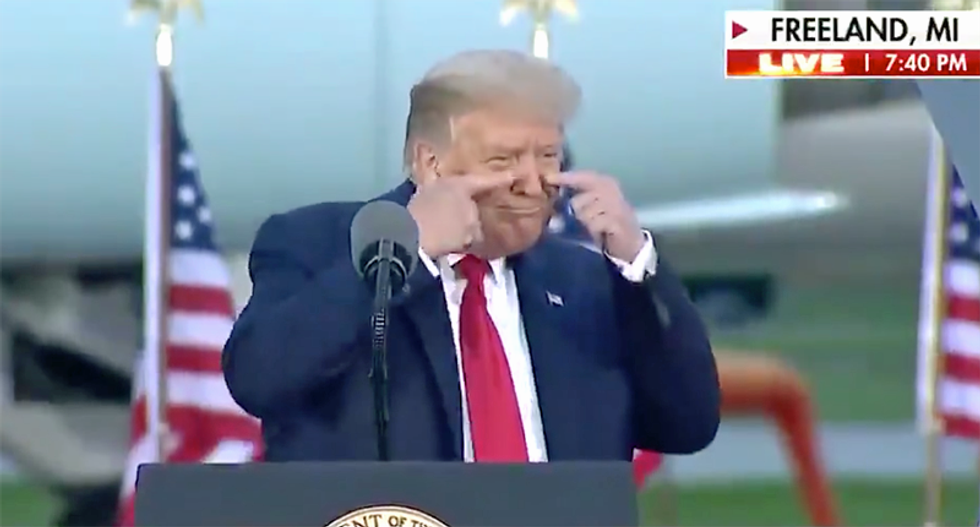 Trump faces 'internal backlash' from his own campaign over indoor Vegas rally: report