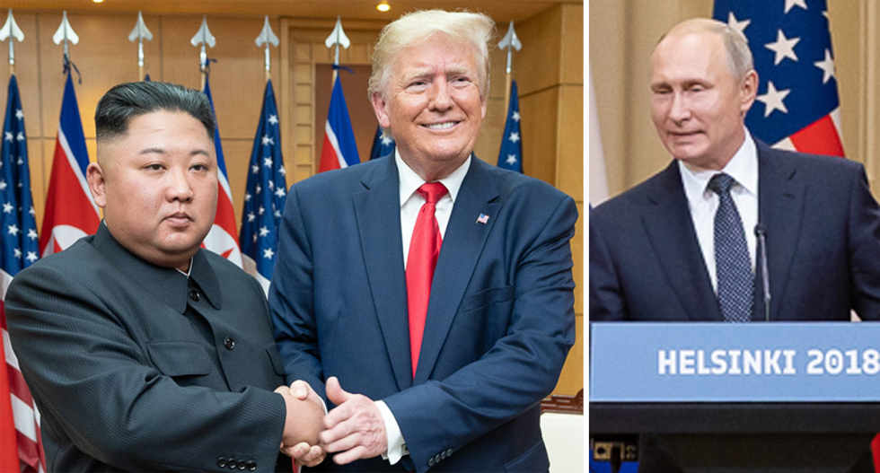 Trump praises two dictators in less than one minute at Michigan rally: Putin ‘likes me -- I like him’