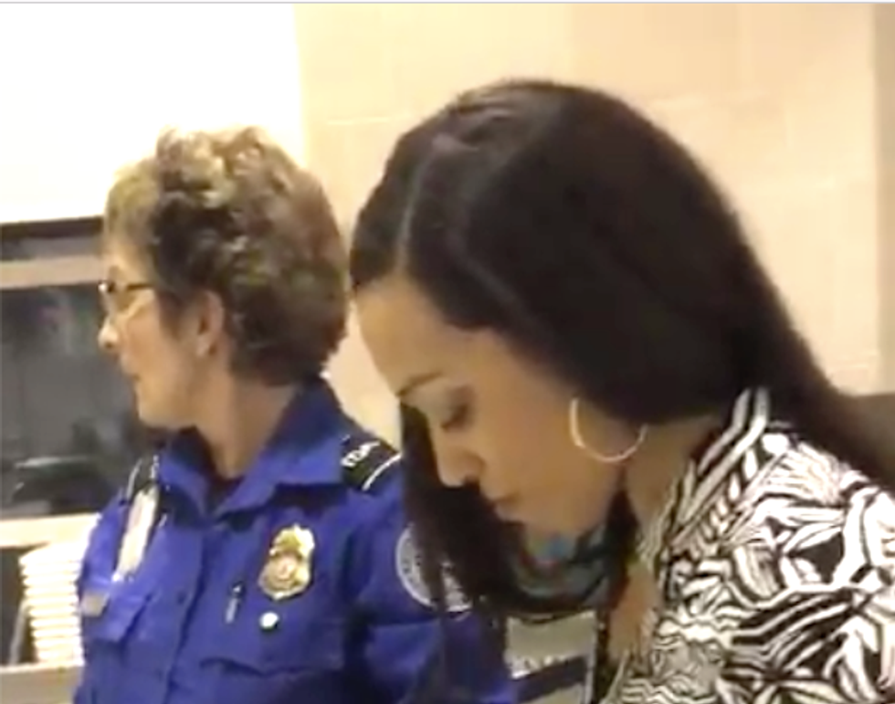 WATCH: Humiliating TSA body search leaves CNN's Angela Rye in tears