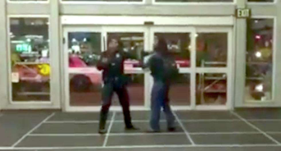 WATCH: Off-duty cop beats accused shoplifter with baton -- but black man paid for all his items