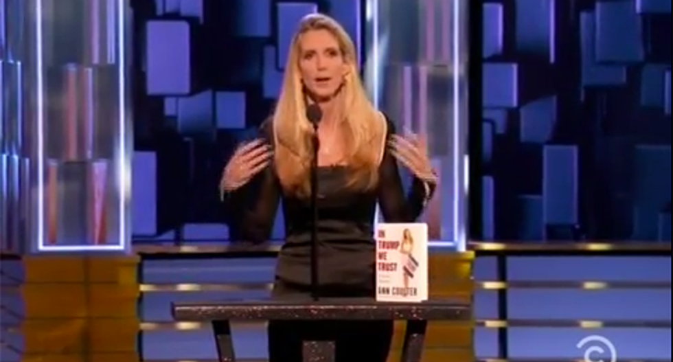 Ann Coulter bombs hard at Rob Lowe roast — as audience boos and heckles her