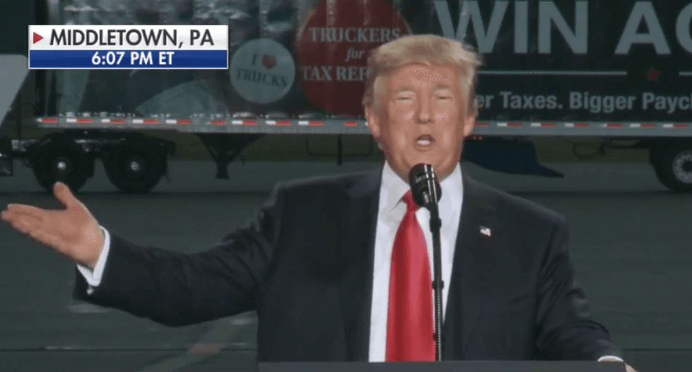 ‘One of my few sources of truth’: Trump praises ‘good man’ Jeffrey Lord — who was fired for Nazi salute