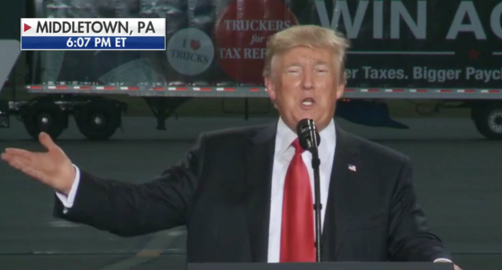 ‘One of my few sources of truth’: Trump praises ‘good man’ Jeffrey Lord — who was fired for Nazi salute