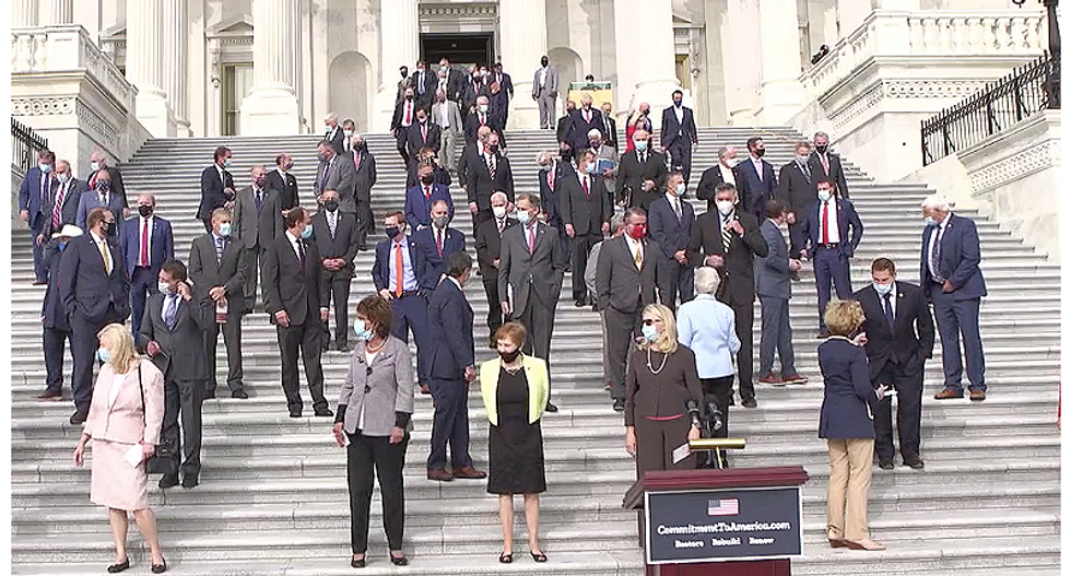 Republicans drowned out ill veterans begging for help with their ‘Commitment to America’ rally