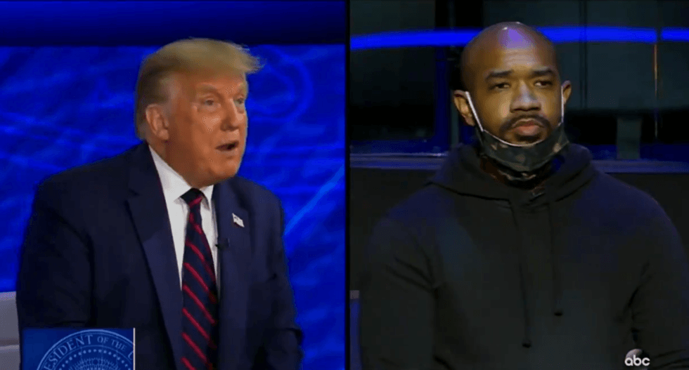 Trump blows off concerns about racial injustice when questioned by Black voter