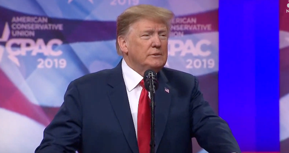 Internet mocks length of Trump's 'grievance-fest' CPAC rant: 'Longer than his first two marriages'