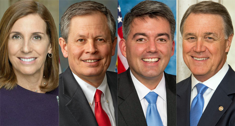 BUSTED: Four GOP senators caught running ads that lie about preexisting conditions