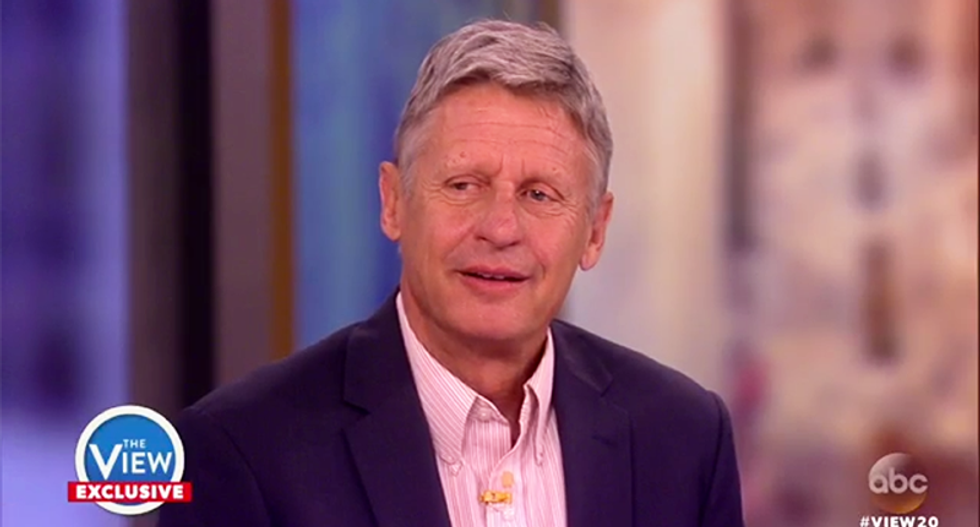 Hillary Clinton’s attacks on Gary Johnson mean that he’s winning