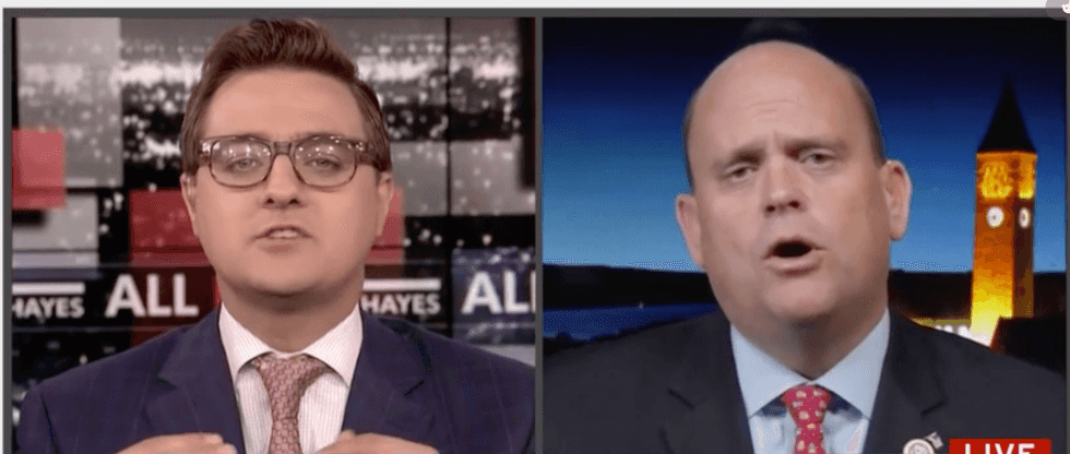 WATCH: Chris Hayes gets in shouting match with pro-Trump congressman over healthcare becoming more expensive