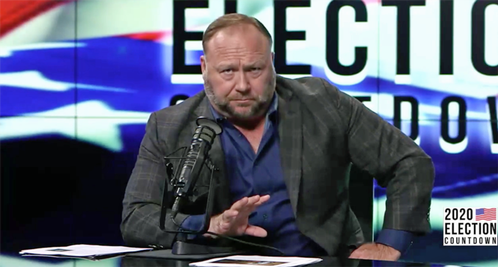 Alex Jones claims White House advisor told him RBG died in 'blood sacrifice' to get out the vote
