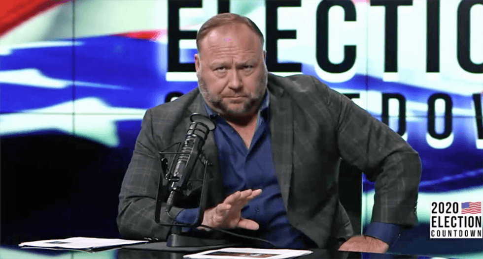 Alex Jones claims White House advisor told him RBG died in 'blood sacrifice' to get out the vote