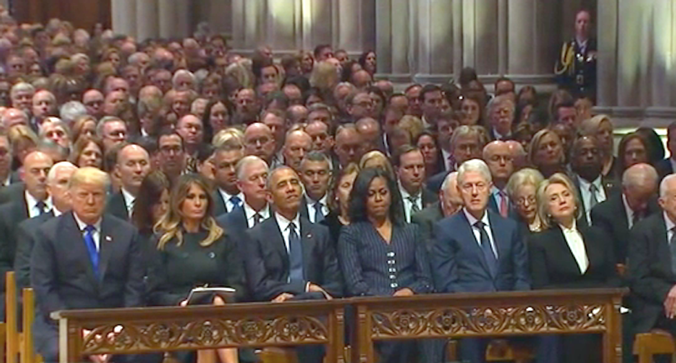 Fox News anchor Chris Wallace 'struck' by how quickly Trump spoiled the mood at George HW Bush's funeral