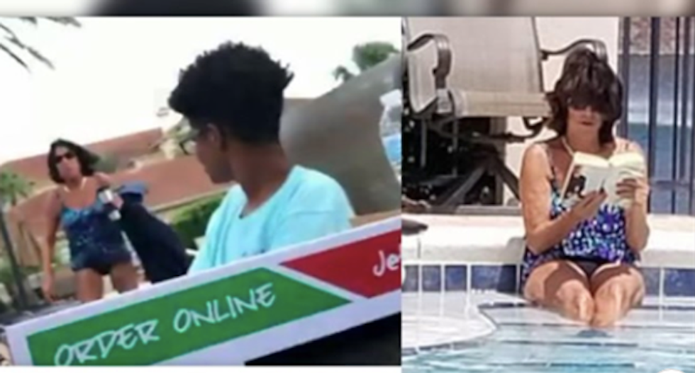 This woman stood her ground when a paranoid racist lady tried to chase her kids out of their pool