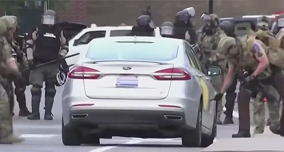Police caught on videos slashing tires amid protests in Minneapolis