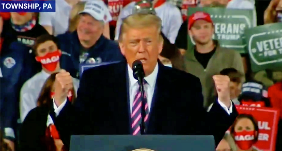 'It's a beautiful sight': Trump glorifies violence against reporters at Pennsylvania MAGA rally