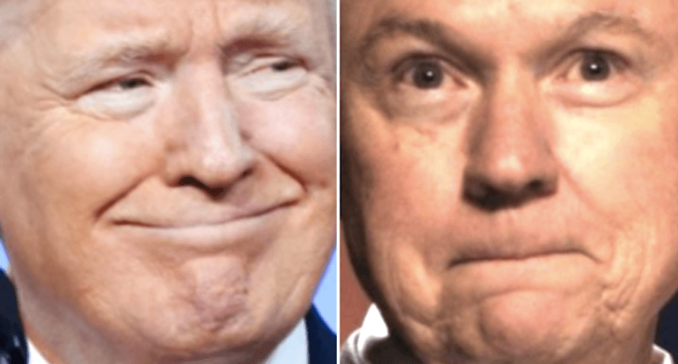 Trump renews criticism of Jeff Sessions over Mueller investigation