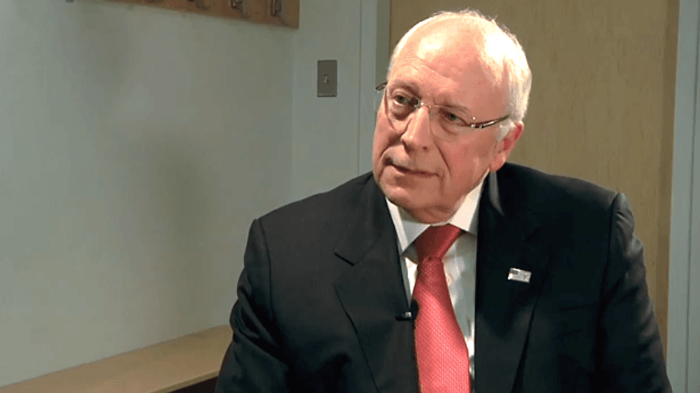 Students walk out on 'war criminal' Dick Cheney during American University speech