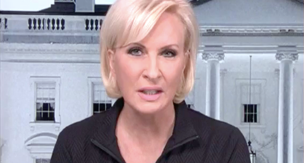 'Out of his mind or stupid?' MSNBC's Mika destroys Trump's increasingly frantic 'no collusion' denials