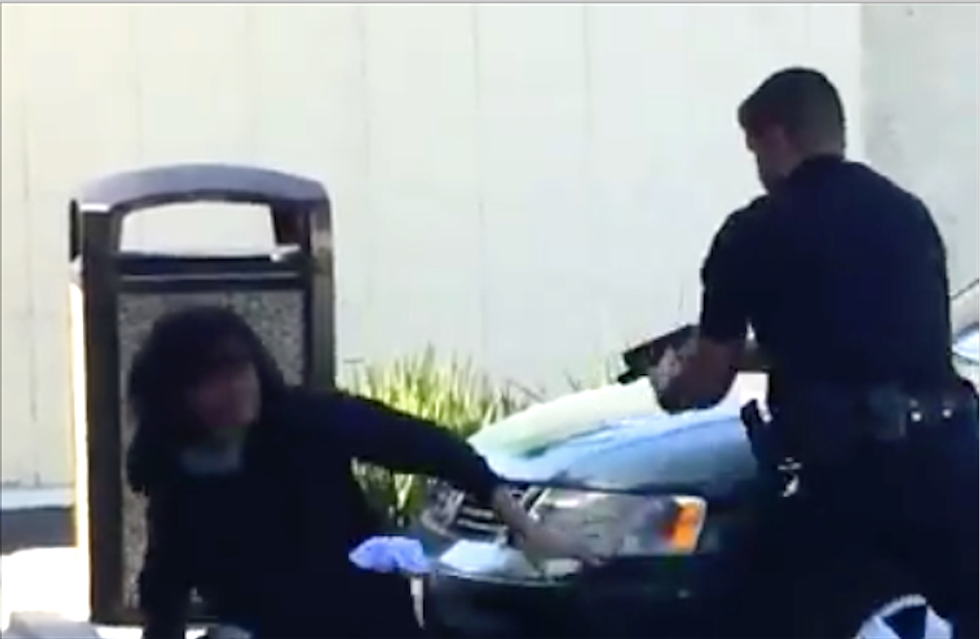 California cop caught on video shooting a man seven times and killing him after scuffle [GRAPHIC]