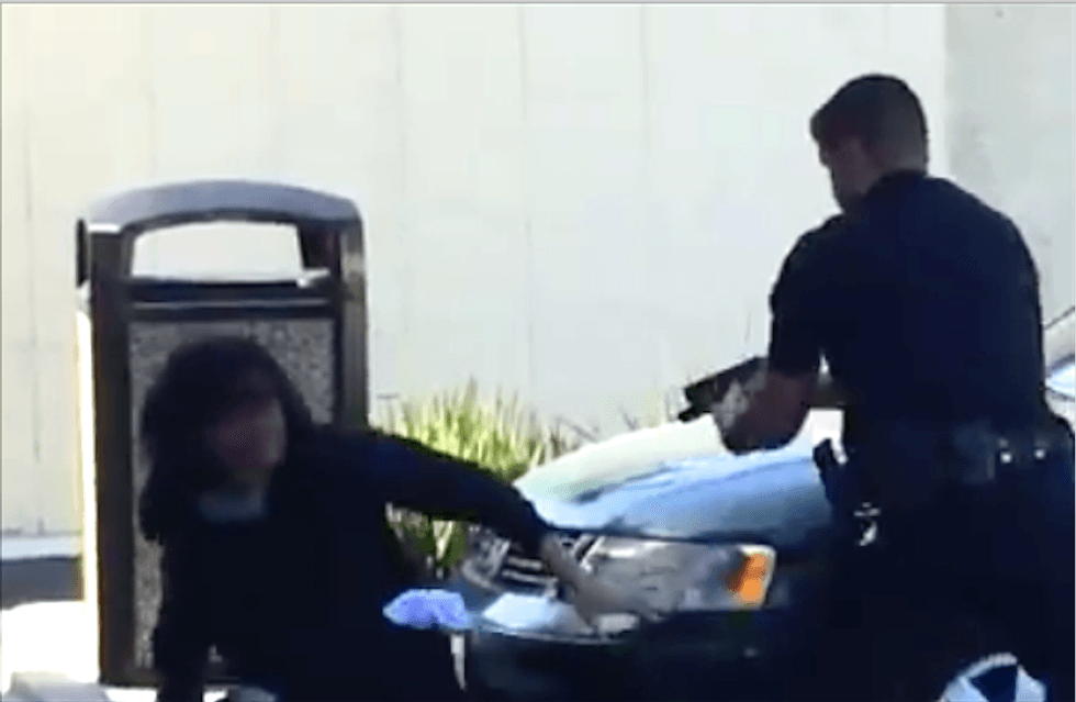 California cop caught on video shooting a man seven times and killing him after scuffle [GRAPHIC]