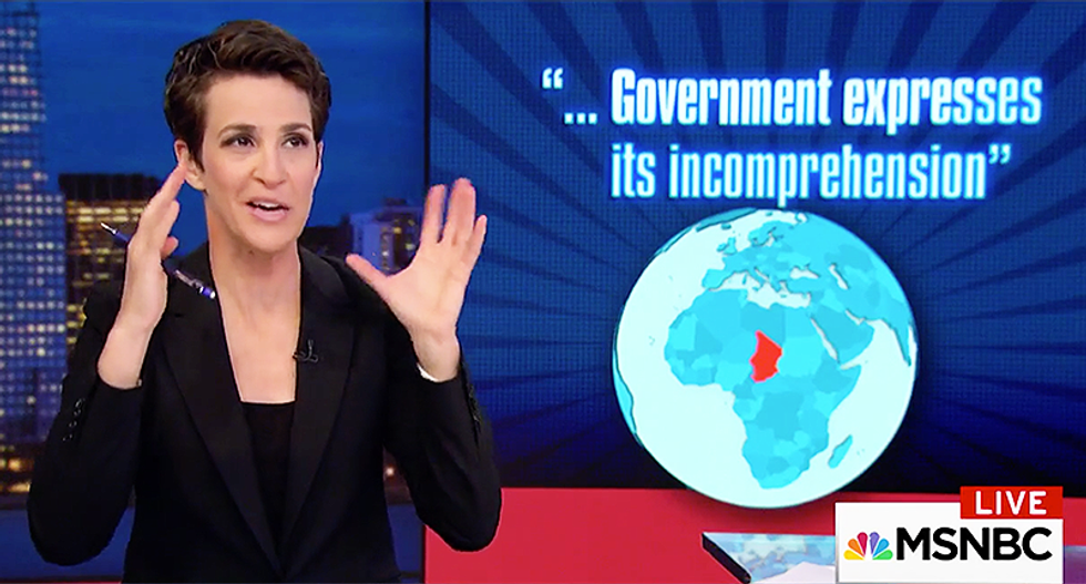 Maddow connects the dots on how Trump adding Chad to his travel ban may have gotten soldiers killed in Niger