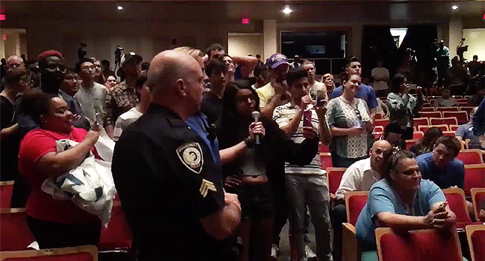 Crowd goes wild when student asks Richard Spencer how it felt to get punched in the face