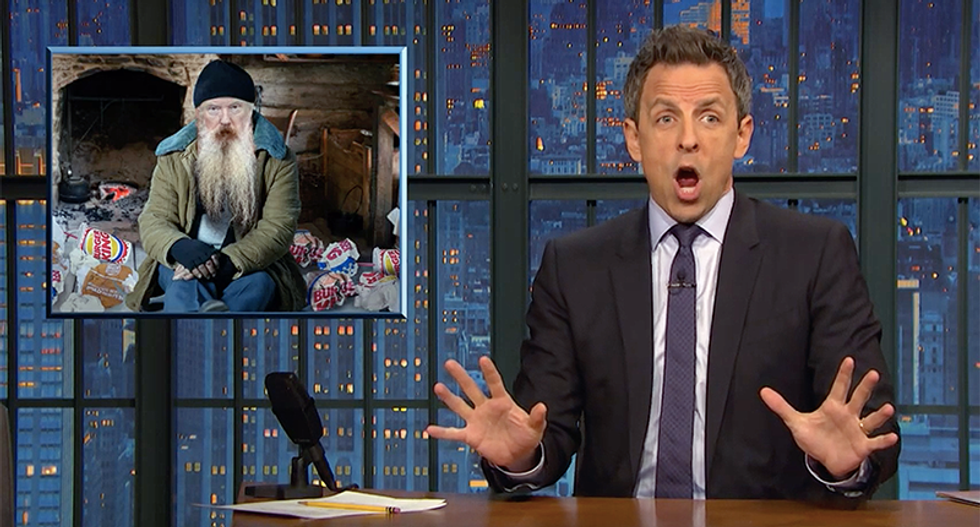 Seth Meyers: Trump won't have to run in 2020 because he will be running from the Feds