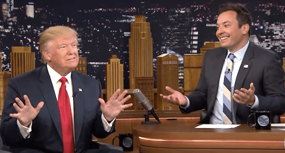 The internet scorches Jimmy Fallon: 'F*ck him for trying to make Trump likable'