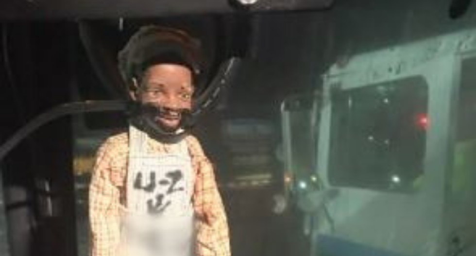 Black trash collector finds ‘slave’ doll lynched in his truck — along with racist warning