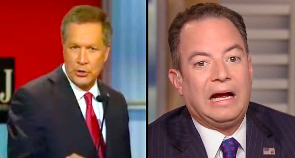 Kasich issues f*ck you to GOP chair: Trump and Priebus responsible for ‘potential national wipeout’