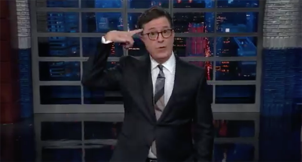 Colbert wants to know how can you edit a transcript and still leave in all the crimes you did