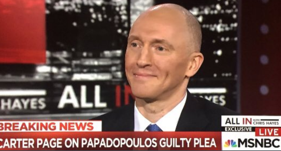 Internet loses it after 'malfunctioning droid' Carter Page ‘legit foamed at the mouth’ during bonkers interview