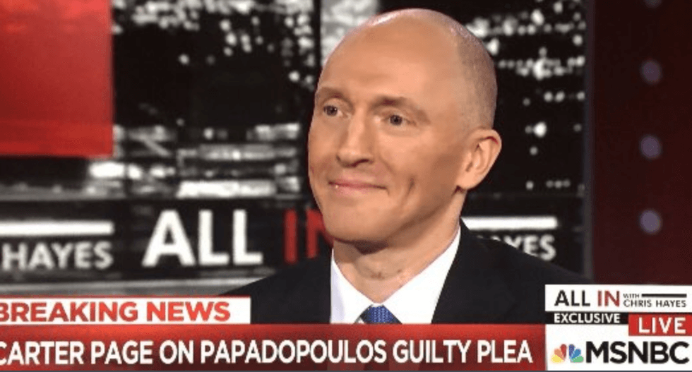 Internet loses it after 'malfunctioning droid' Carter Page ‘legit foamed at the mouth’ during bonkers interview