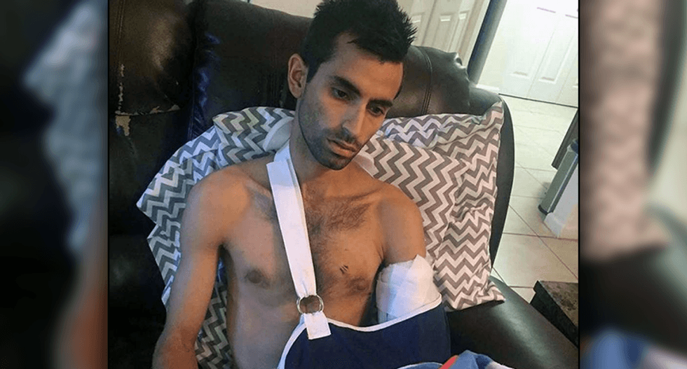 Cop suspended after accidentally firing weapon, striking maintenance worker
