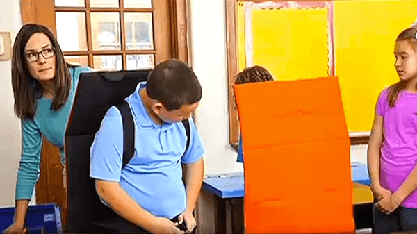 Bullet-resistant blanket offers kids protection against school shootings
