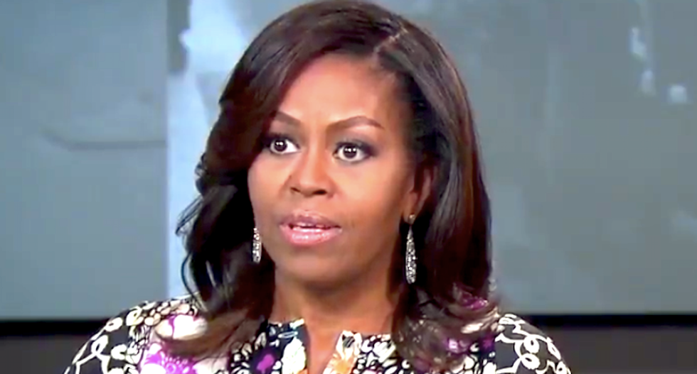 Library with plaque honoring Michelle Obama attacked by Trump-loving vandals