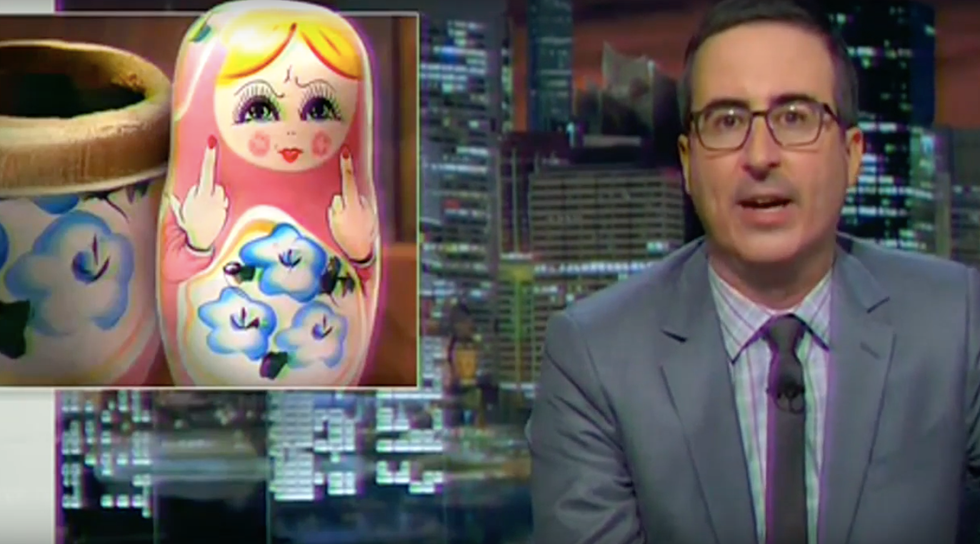 John Oliver: Wells Fargo scam is like a Russian doll where 'the last doll is giving you the finger'