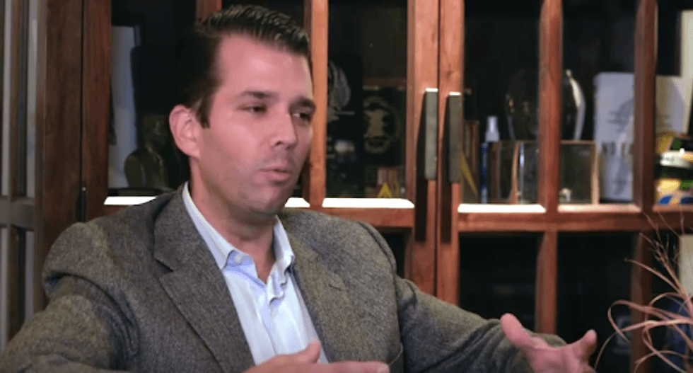 Donald Trump Jr. blames GOP whip’s shooting on Shakespeare production depicting president’s murder