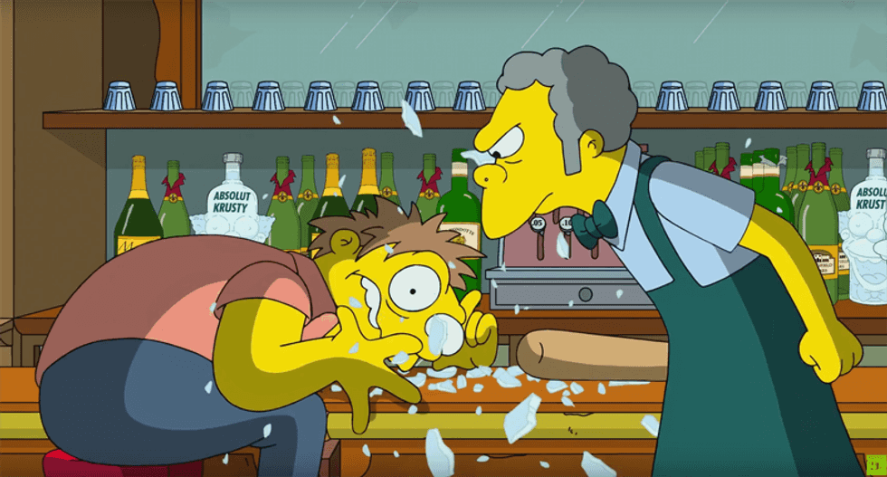 'The Simpsons' sides with San Juan mayor -- blasts paper towel-throwing Trump