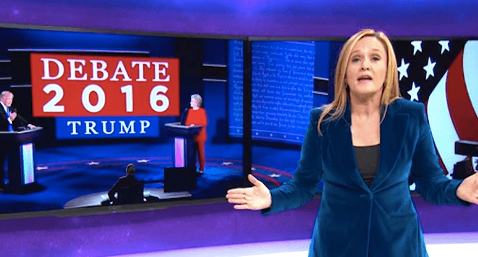 Samantha Bee: Clinton-Trump debate like watching 'American democracy play Russian roulette'