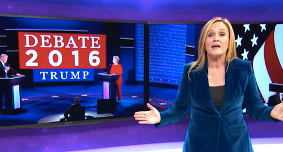 Samantha Bee: Clinton-Trump debate like watching 'American democracy play Russian roulette'
